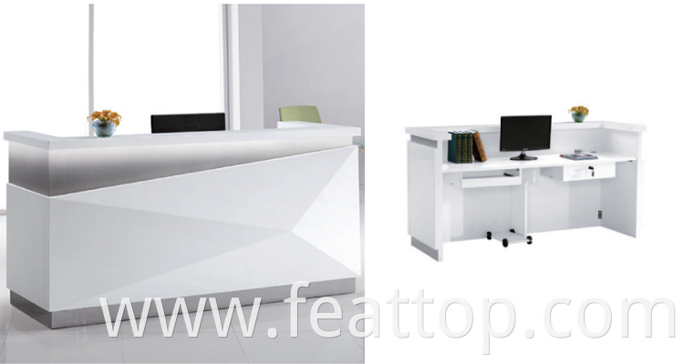 New Style Reception Uniform Design Restaurant Reception Desk Furniture Front Desk